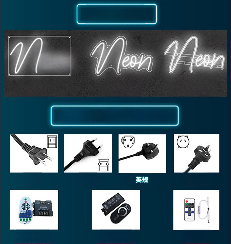 LED modeliavimo dekoratyvinė lemputė su lankstiu neon stiliumi, E14 lizdas, 220V, IP68, reguliuojamas šviesos intensyvumas