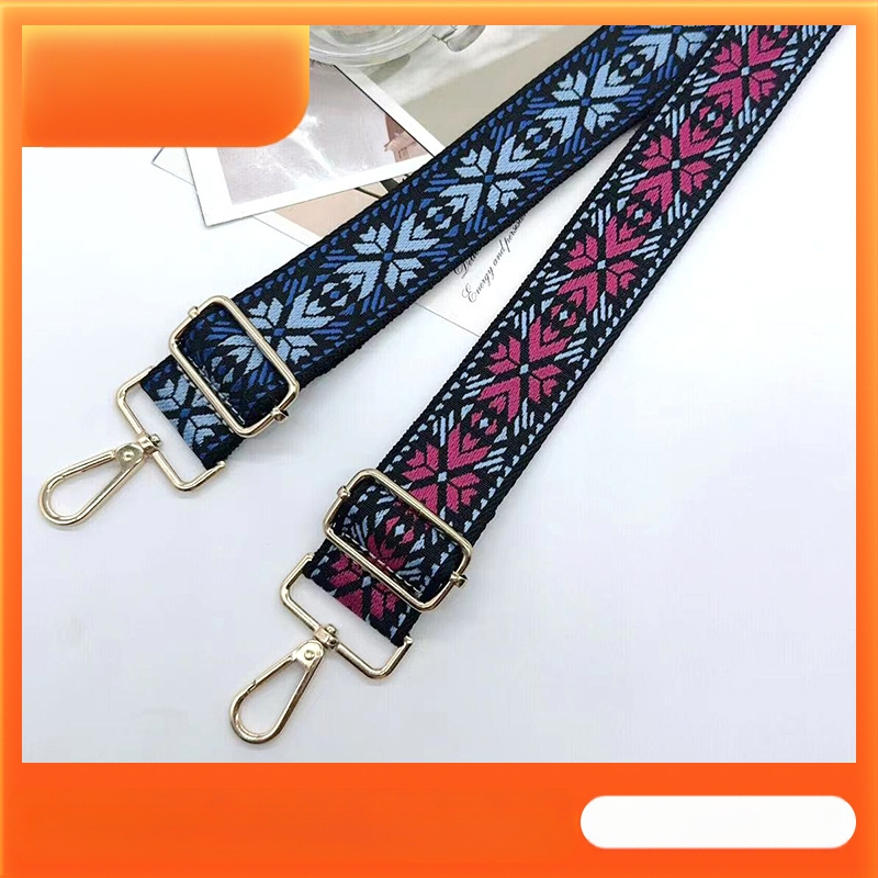 Remen za rame za torbu – poliester, džakard s cvjetnim uzorkom, funkcija olakšavanja tereta