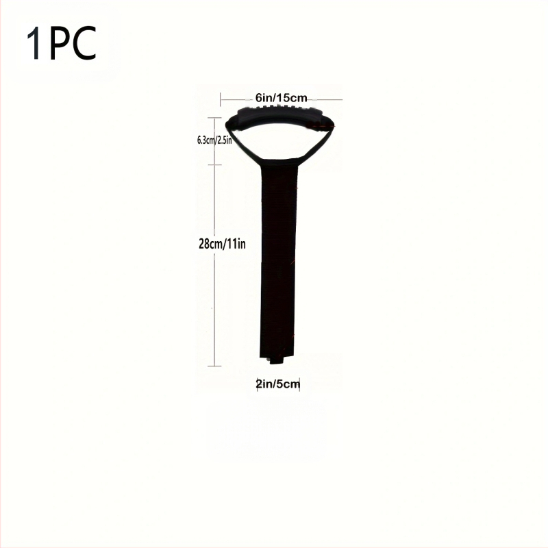 Stambi laikymo diržas su rankena, nailonas, Velcro, drabužiams, ištempiama