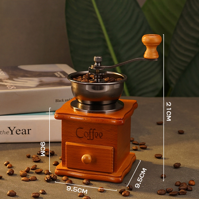 Rankinis kavos pupelių malūnėlis - retro stiliaus, nešiojamas, 2013 m. rudens leidimas