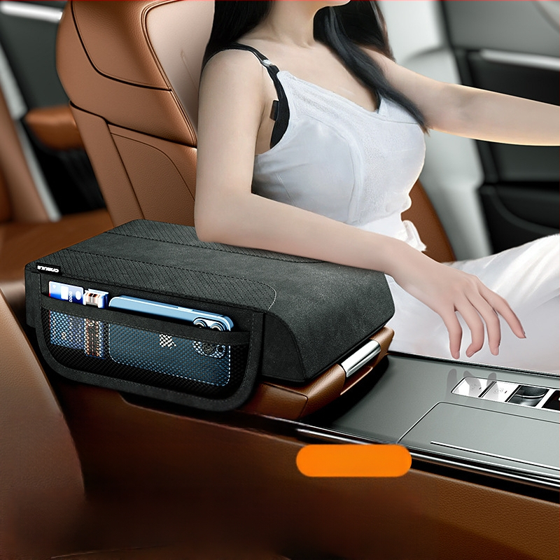 Cabron Automobilio alkūninės atramos pagalvėlė, PVC odos putplasnis, universalus tinka, pritaikoma