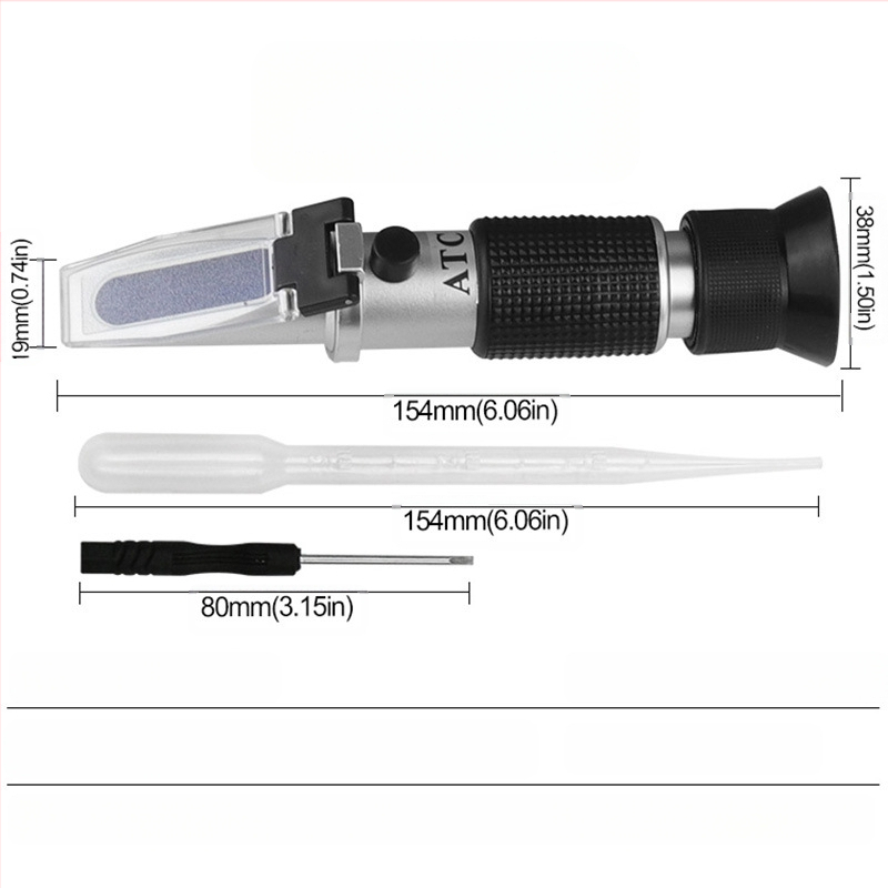 QST EXPRESS prizmės refraktometras ureos tirinio koncentracijai automobilių antifrize, modelis Urea solution concentration detector