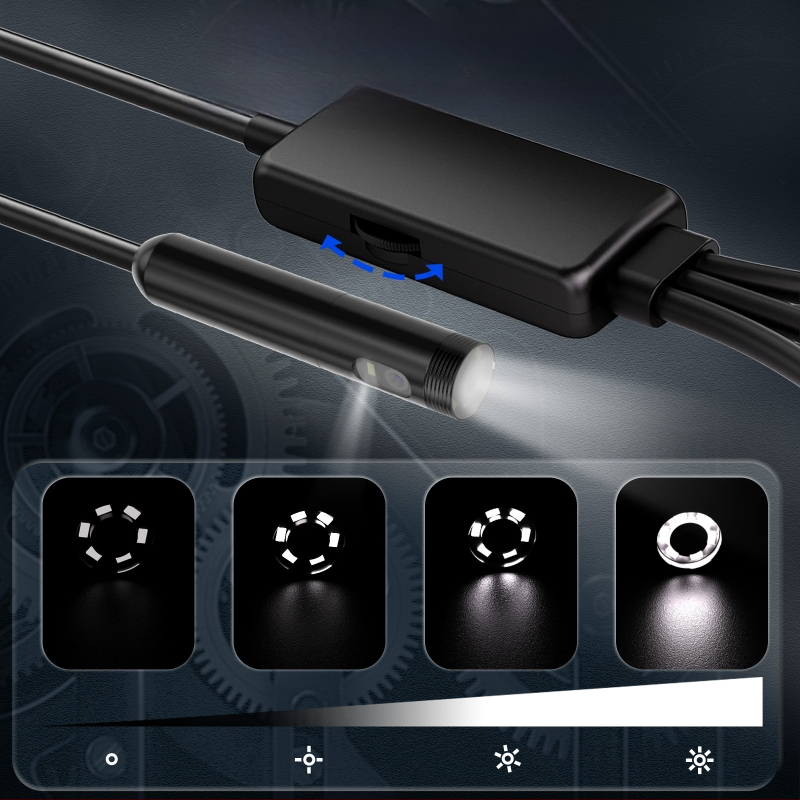 Pramoninis endoskopas su dviem objektyvais, tris viename; NK-5001Pro; IP68 atsparus vandeniui; zondo skersmuo 5.5/8.0 mm; darbinis ilgis 1000/2000/3000/5000 mm; 2.0 MP