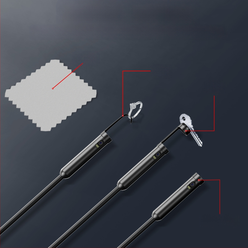 Pramoninis endoskopas su dviem objektyvais, tris viename; NK-5001Pro; IP68 atsparus vandeniui; zondo skersmuo 5.5/8.0 mm; darbinis ilgis 1000/2000/3000/5000 mm; 2.0 MP