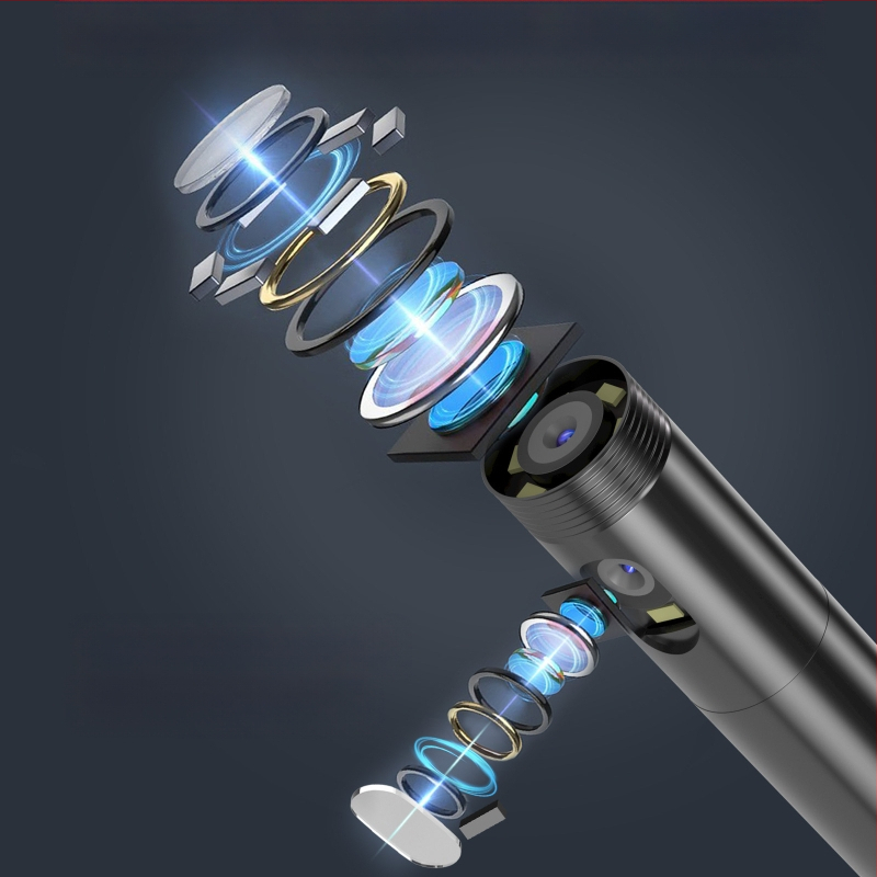 Pramoninis endoskopas su dviem objektyvais, tris viename; NK-5001Pro; IP68 atsparus vandeniui; zondo skersmuo 5.5/8.0 mm; darbinis ilgis 1000/2000/3000/5000 mm; 2.0 MP