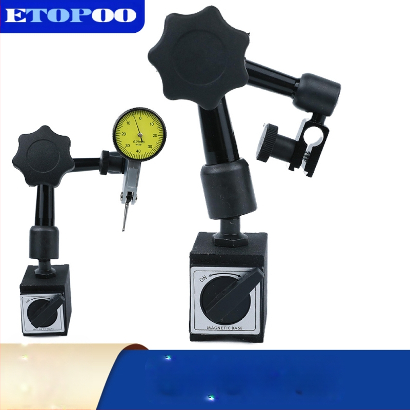 ETOOPOO univerzálny magnetický stojan pre posuvné meradlo s páčkou, pevný mechanický magnetický základ