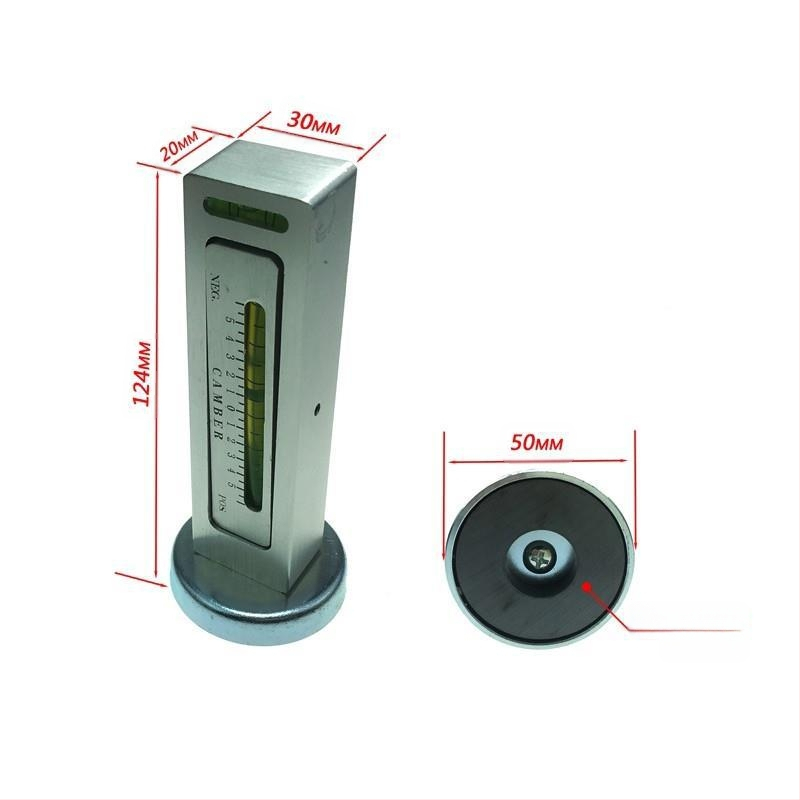 Εργαλείο ευθυγράμμισης αυτοκινήτων τεσσάρων τροχών με μαγνητικό επίπεδο, ρύθμιση κλίσης και προβολή δεδομένων