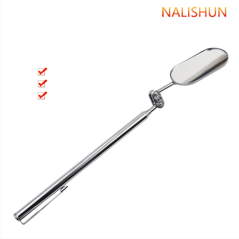 Τηλεσκοπτικό καθρέφτης επιθεώρησης αυτοκινήτου με καθολικά αναδιπλούμενο τετράγωνο κεφάλι – ενδοσκοπικός καθρέφτης, 70 g