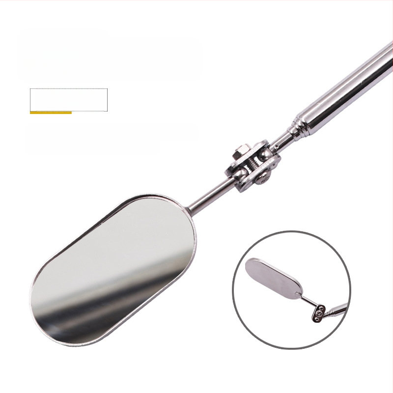 Τηλεσκοπτικό καθρέφτης επιθεώρησης αυτοκινήτου με καθολικά αναδιπλούμενο τετράγωνο κεφάλι – ενδοσκοπικός καθρέφτης, 70 g