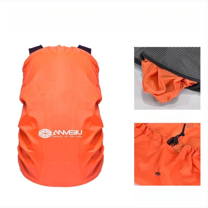 ANMEILU Žygio kuprinė – lengva, kvėpuojanti nailono medžiaga, universalus, išlenkti pečių dirželiai, languotas raštas