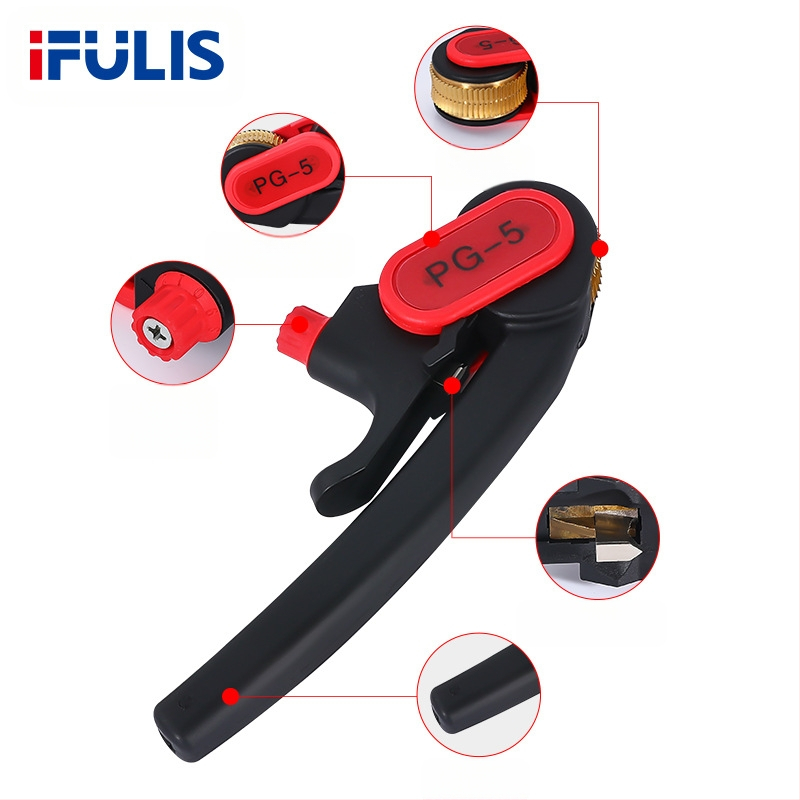 PG-5 odvijač za kabel, ručni, kružni otvor, marka Ifulis/Fulishi, težina 150 g