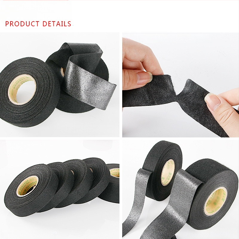 Φλανελ ταινία για καλώδια αυτοκινήτου, ανθεκτική σε υψηλές θερμοκρασίες, φθορά και μείωση θορύβου για ήχο και πλοήγηση; μάρκα Wenze; προσαρμοσμένη επεξεργασία; δυνατότητα ιδιωτικής ετικέτας