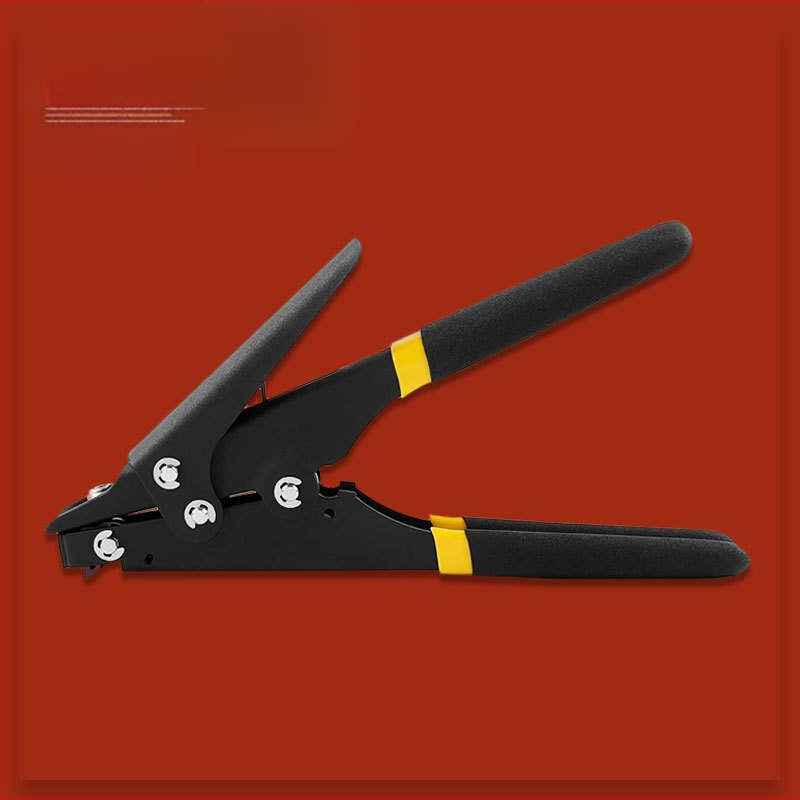 Zip tie pistoletas, rankinis, automatinis įtempimas, neslidus metalo korpusas, SOX, didelio anglies plienas, svoris 0.26