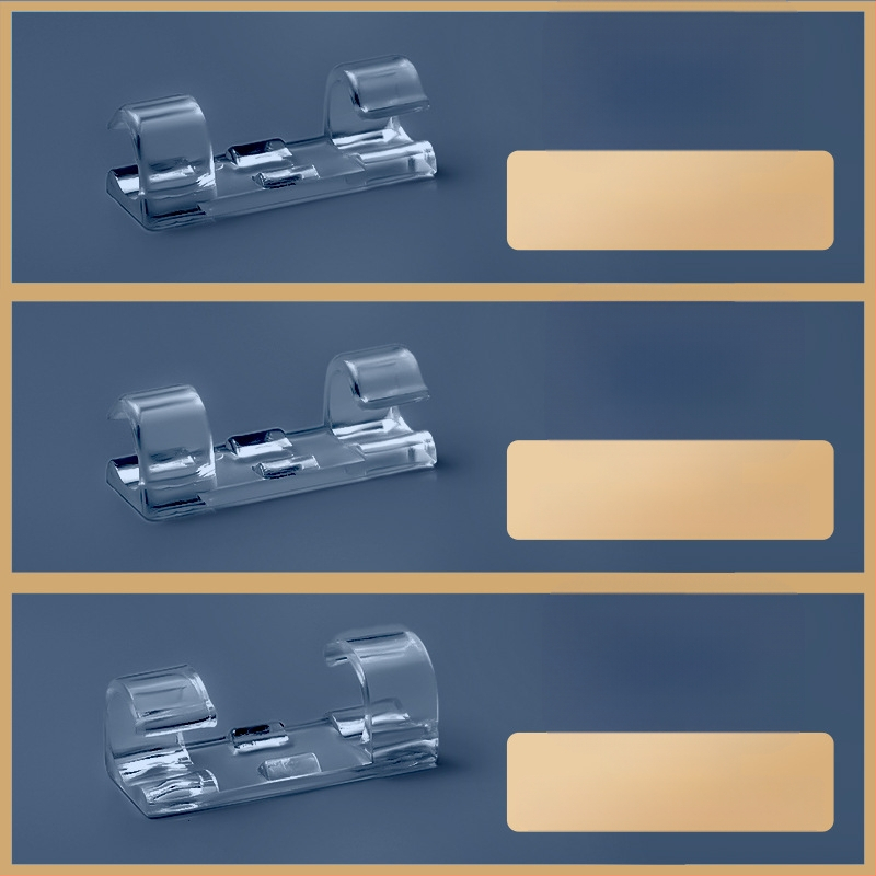 Thousand feng kábelklips — samolepiaci káblový organizér, moderný minimalistický štýl, na stolové uloženie, uvedený v zime 2012