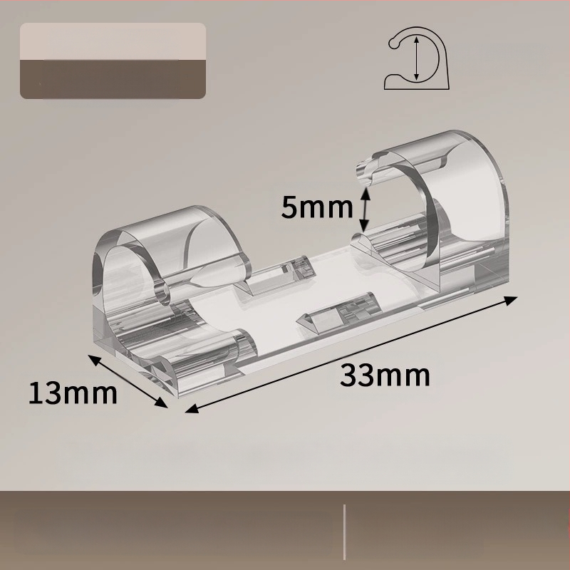 Thousand feng kábelklips — samolepiaci káblový organizér, moderný minimalistický štýl, na stolové uloženie, uvedený v zime 2012