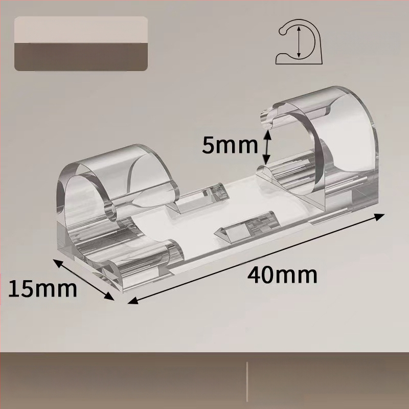 Thousand feng kábelklips — samolepiaci káblový organizér, moderný minimalistický štýl, na stolové uloženie, uvedený v zime 2012