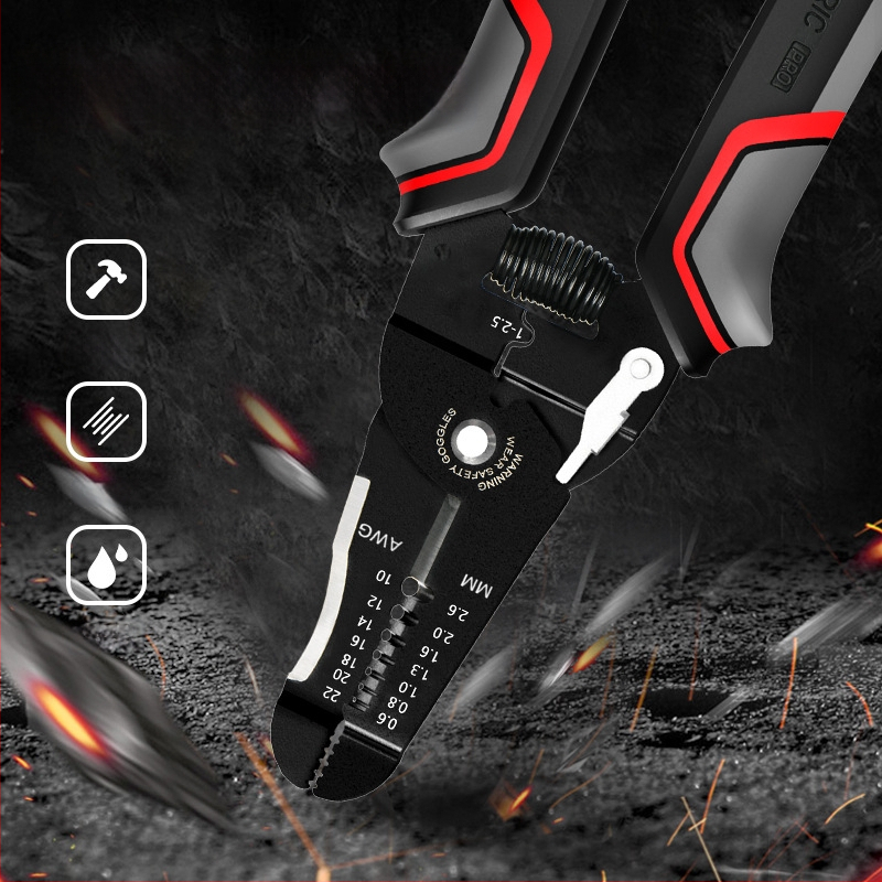 Deli kliješta za skidanje izolacije žica, višenamjenski alat za elektroniku i elektroinstalacije, rezanje i skidanje izolacije žica