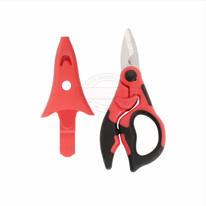 Nerūdijančio plieno daugiafunkcinės žirklės elektrikams, lakštų pjovimui, sodininkystei ir šakų kirpimui