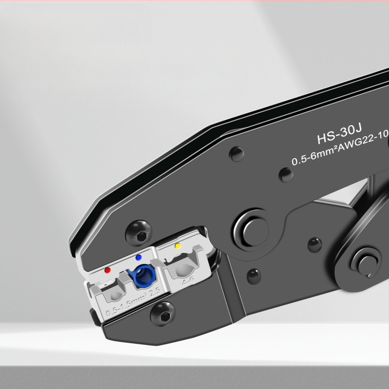 Daugiafunkcinės crimpavimo replės rinkinys – skirtas izoliuotiems, plikiems ir kištukiniams terminalams, SANJIANG, aukštos anglies plienas, svoris 1.2