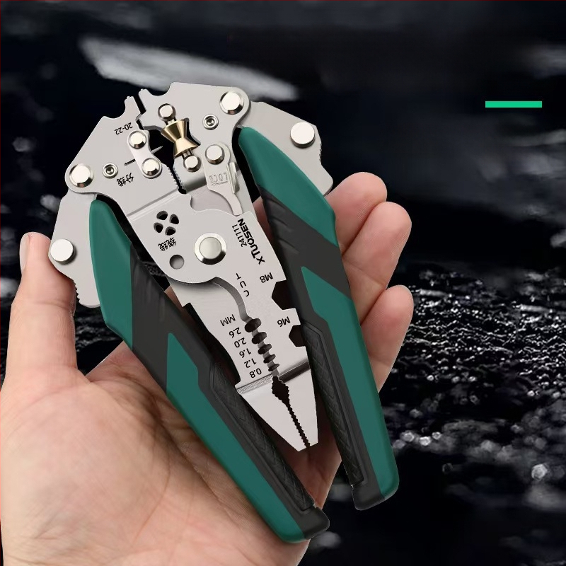 18-u-1 višenamjenski električni kliješt za skidanje izolacije s vodiča, za elektrikare, rezanje i uvijanje žica