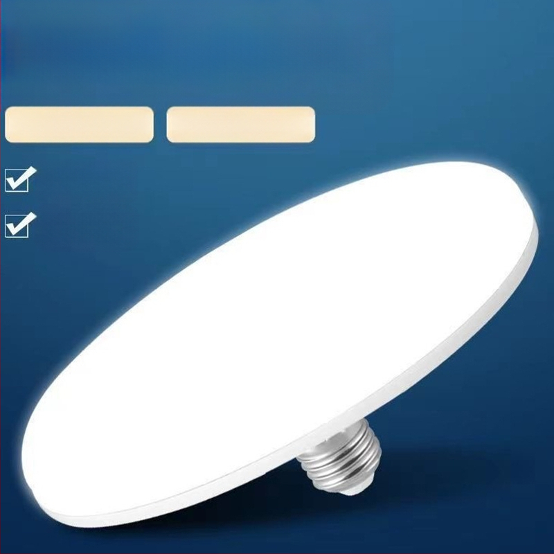 Λάμπα LED E27 σε σχήμα ιπτάμενου δίσκου, IP54, 220V, δέσμη 22°, CRI 60–70