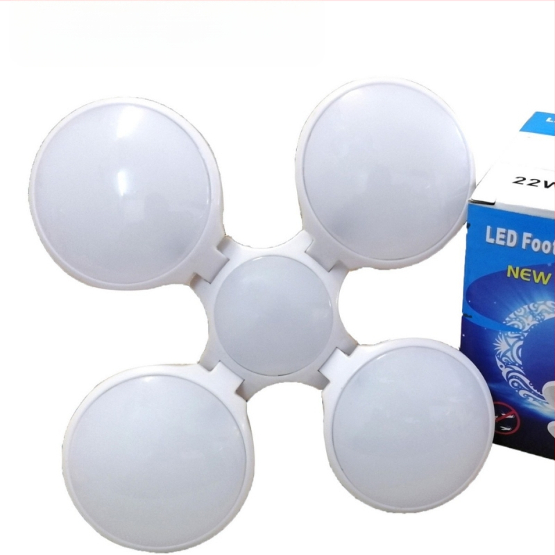 LED φως σε σχήμα μίνι ποδοσφαίρου, σειρά πτυσσόμενης λυχνίας, 28W, 165–265V, δέσμη 360°, E27/B22