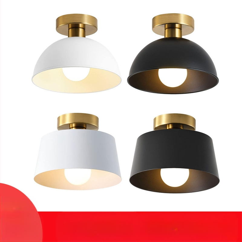 LED lubinė lempa, plieninis korpusas ir gaubtas; tinkama koridoriams ir virtuvei; šviesos plotas 5–10 m²; CRI 80–90