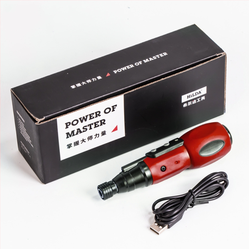 Ηλεκτρικό κατσαβίδι 3.6V, USB επαναφορτιζόμενο, μαγνητικός προσαρμοστής για βίδες, για οικιακή χρήση