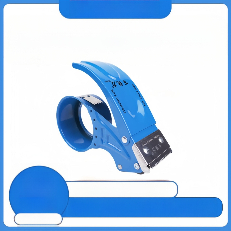 Rokas darbs metāla lentes ieslēgšanas un griešanas iekārta iepakošanai, lentes platums 50 mm, metāla versija, vārpstas diametrs 56 mm, tīrais svars 150 g