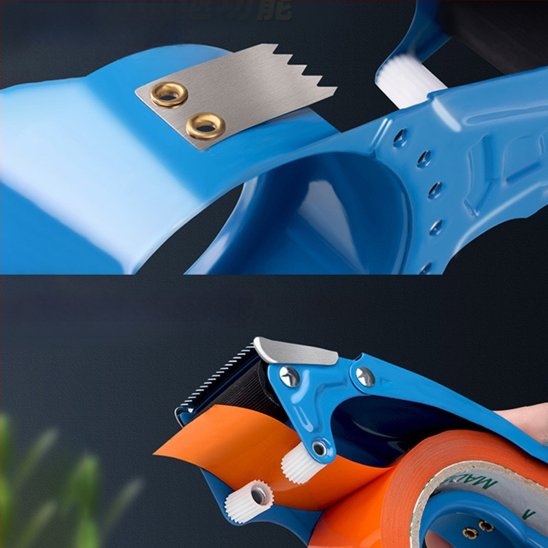 Rokas darbs metāla lentes ieslēgšanas un griešanas iekārta iepakošanai, lentes platums 50 mm, metāla versija, vārpstas diametrs 56 mm, tīrais svars 150 g