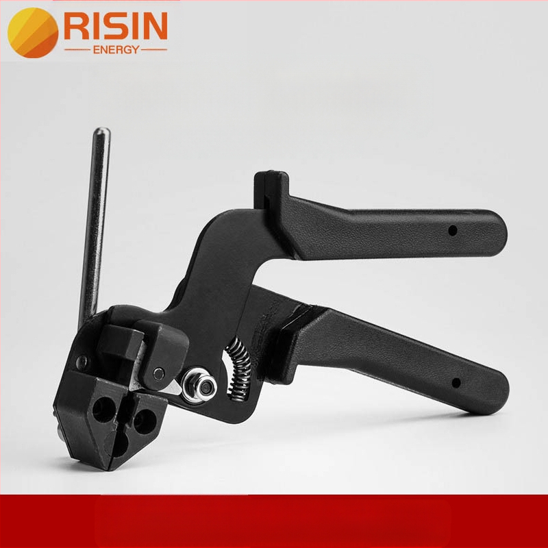 Automatinis SS304 kabelinių jungčių kirpimo ir įtempimo įrankis iš nerūdijančio plieno (anti-slip, taupo jėgas; suderinamas su 304 nerūdijančio plieno kabelinėmis jungtimis; medžiaga: Special Steel; svoris: 0.8)