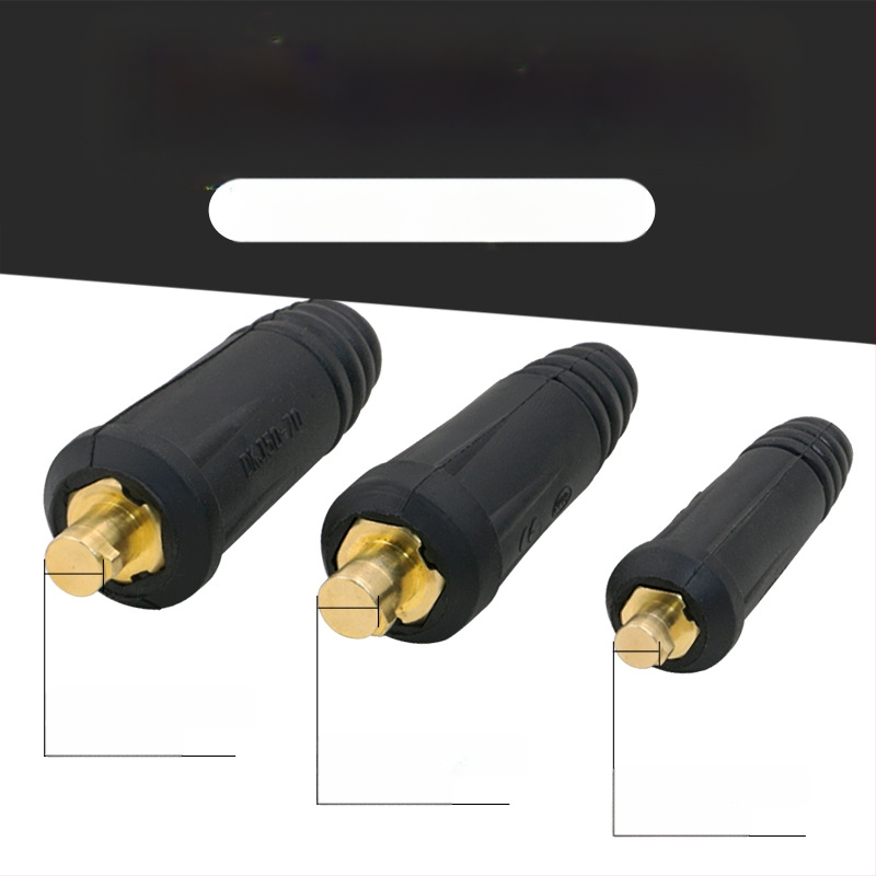 SPARK greitos prijungimo jungtis suvirinimo rankai su europine kištuke, grynas varis DKJ10-25/35-50