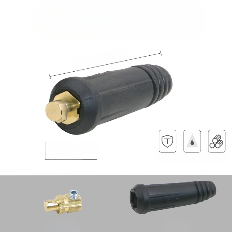 SPARK greitos prijungimo jungtis suvirinimo rankai su europine kištuke, grynas varis DKJ10-25/35-50