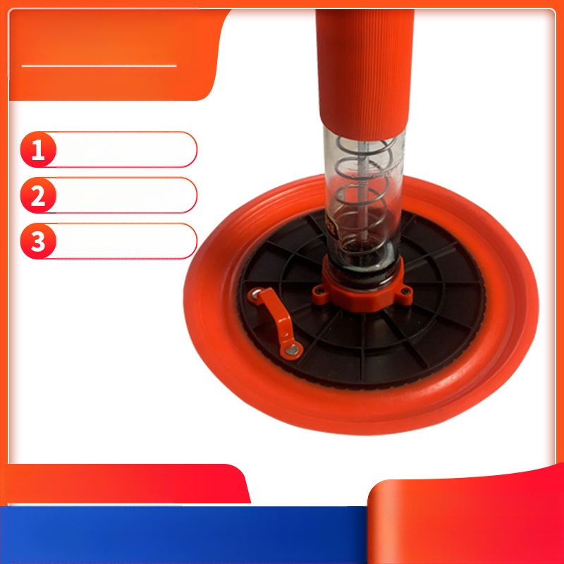 Αξεσουάρ πιστόλι γράσου: Πλάκα αναρρόφησης λαδιού, Καπάκι αναρρόφησης, Πλάκα πίεσης (χειροκίνητη λειτουργία)