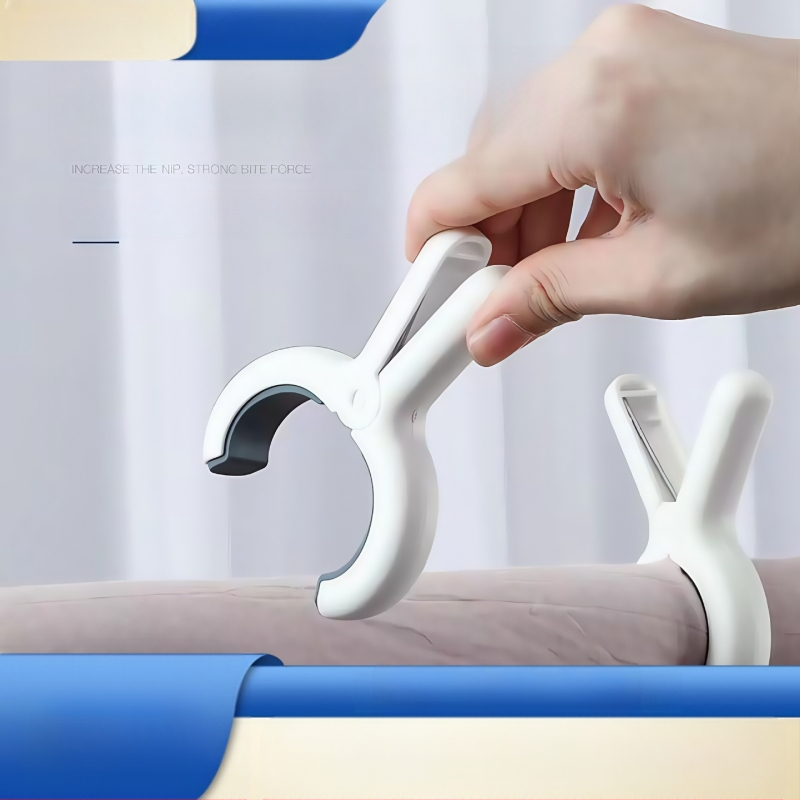 Trend plastikinis džiovinimo klipsas 203 antklodei, keturių vienetų rinkinys, bendro pobūdžio naudojimui