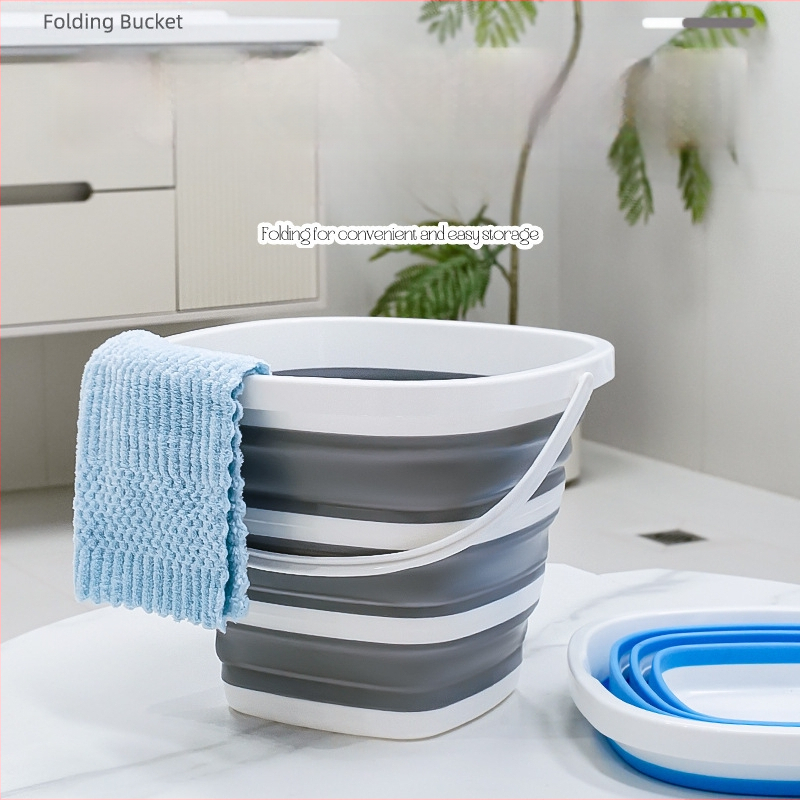 Kvadratna sklopiva plastična kanta za kućnu i putnu upotrebu — Materijal: 20213; Datum lansiranja: 20213; Bruto težina: 475