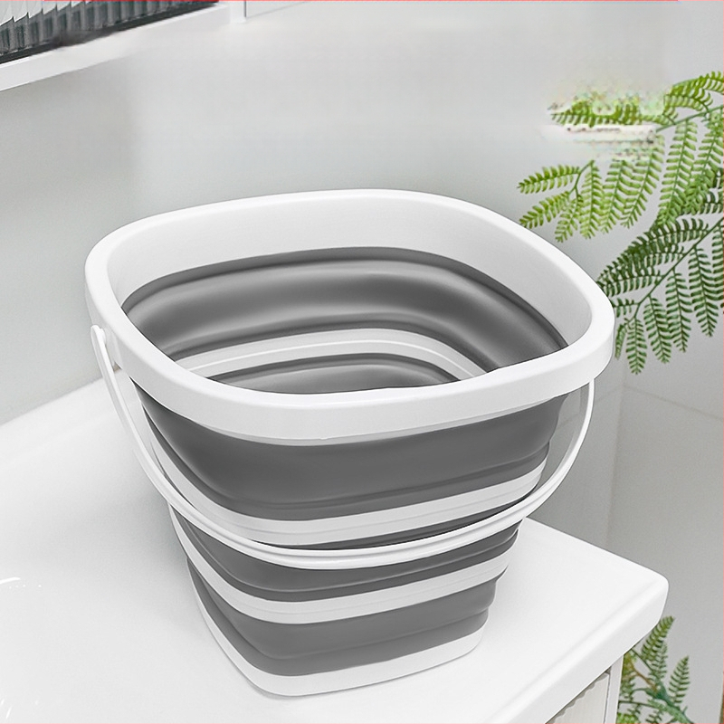 Kvadratna sklopiva plastična kanta za kućnu i putnu upotrebu — Materijal: 20213; Datum lansiranja: 20213; Bruto težina: 475