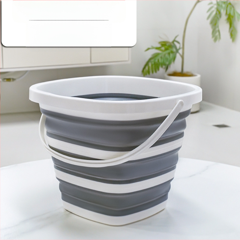 Kvadratna sklopiva plastična kanta za kućnu i putnu upotrebu — Materijal: 20213; Datum lansiranja: 20213; Bruto težina: 475