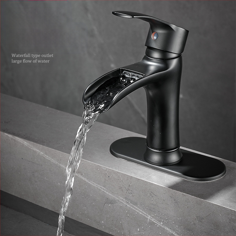 Praustuvo maišytuvas Waterfall modelis, varinis korpusas, keraminis kartridžo vožtuvas, vertikalus montavimas, maišymo maišytuvas