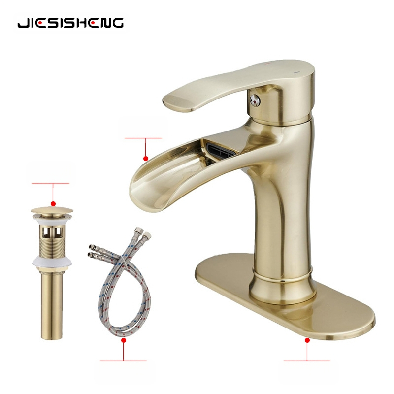 Praustuvo maišytuvas Waterfall modelis, varinis korpusas, keraminis kartridžo vožtuvas, vertikalus montavimas, maišymo maišytuvas