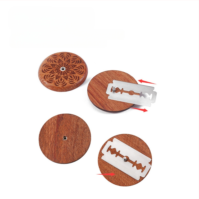 Rosewood duonos peilis, UFO forma, Europos stilia bagetėms, nešiojamas apvalus dizainas