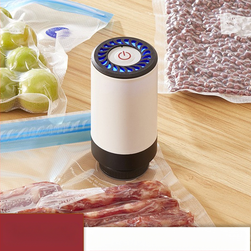 Rankinis vakuuminis įrenginys maisto laikymui — USB įkrovimas, 5V, 5W, talpa mažiau nei 500 ml, PP+ABS