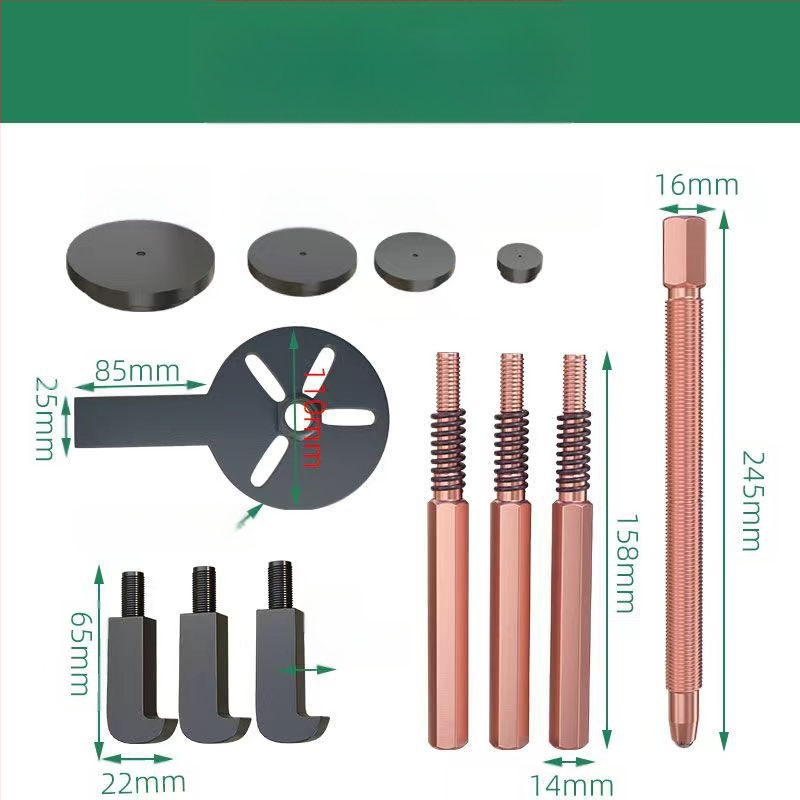 Εργαλείο επισκευής αυτοκινήτων με αποσπώμενο κρατήρα ρουλεμάν, τρία δόντια, 18-σε-1 πολυλειτουργικός κρατήρας