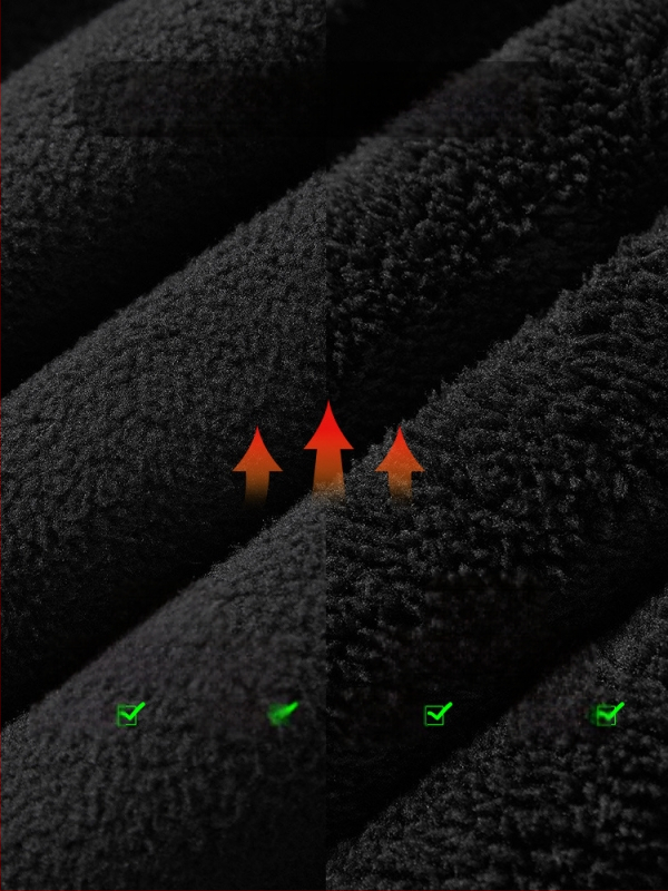 Pánska dvojstranná fleece bunda s stojacim golierom, hrubá zimná vrstva, zips, polyesterová podšívka