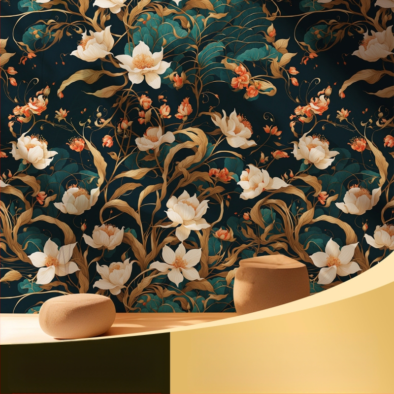 Lipnios PVC sienų tapetai — PVC medžiaga, PVC sluoksnis, dekoratyvinio stiliaus ypatingas efektas