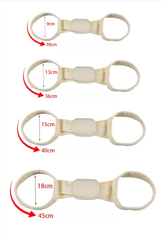 Ορθωτικό ορθοστάτη για διόρθωση της στάσης με ρυθμιζόμενη στήριξη, κατάλληλο για μαθητές και ενήλικες, μοντέλο B1