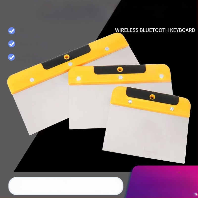 Ανοξείδωτος σκραπέρ με πλαστική λαβή για ευρύ φάσμα χρήσεων