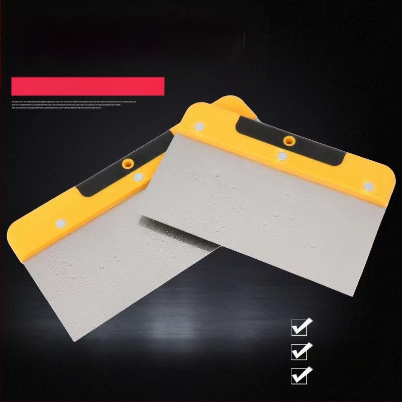 Ανοξείδωτος σκραπέρ με πλαστική λαβή για ευρύ φάσμα χρήσεων