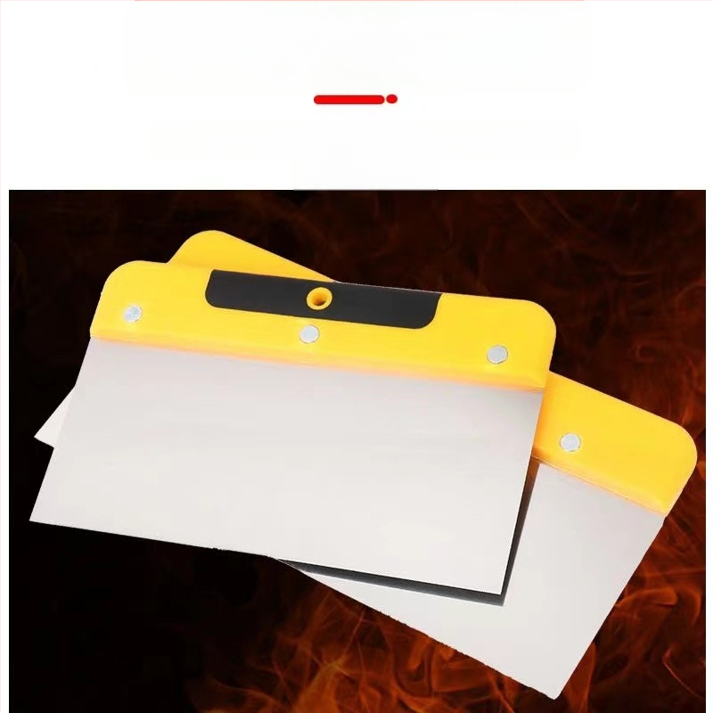 Ανοξείδωτος σκραπέρ με πλαστική λαβή για ευρύ φάσμα χρήσεων