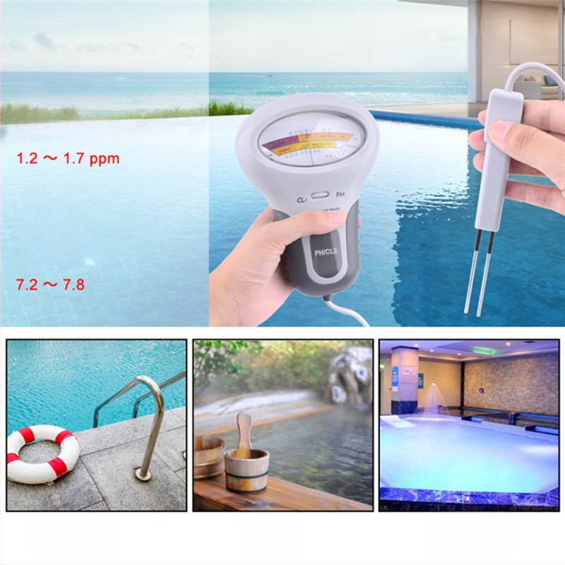 PC-102 Διαδικτυακός Αναλυτής Ποιότητας Νερού για Κολύμβηση - Μέτρηση pH 5.5–9.0, Δοκιμή pH, Τροφοδοσία: AA 1.5V